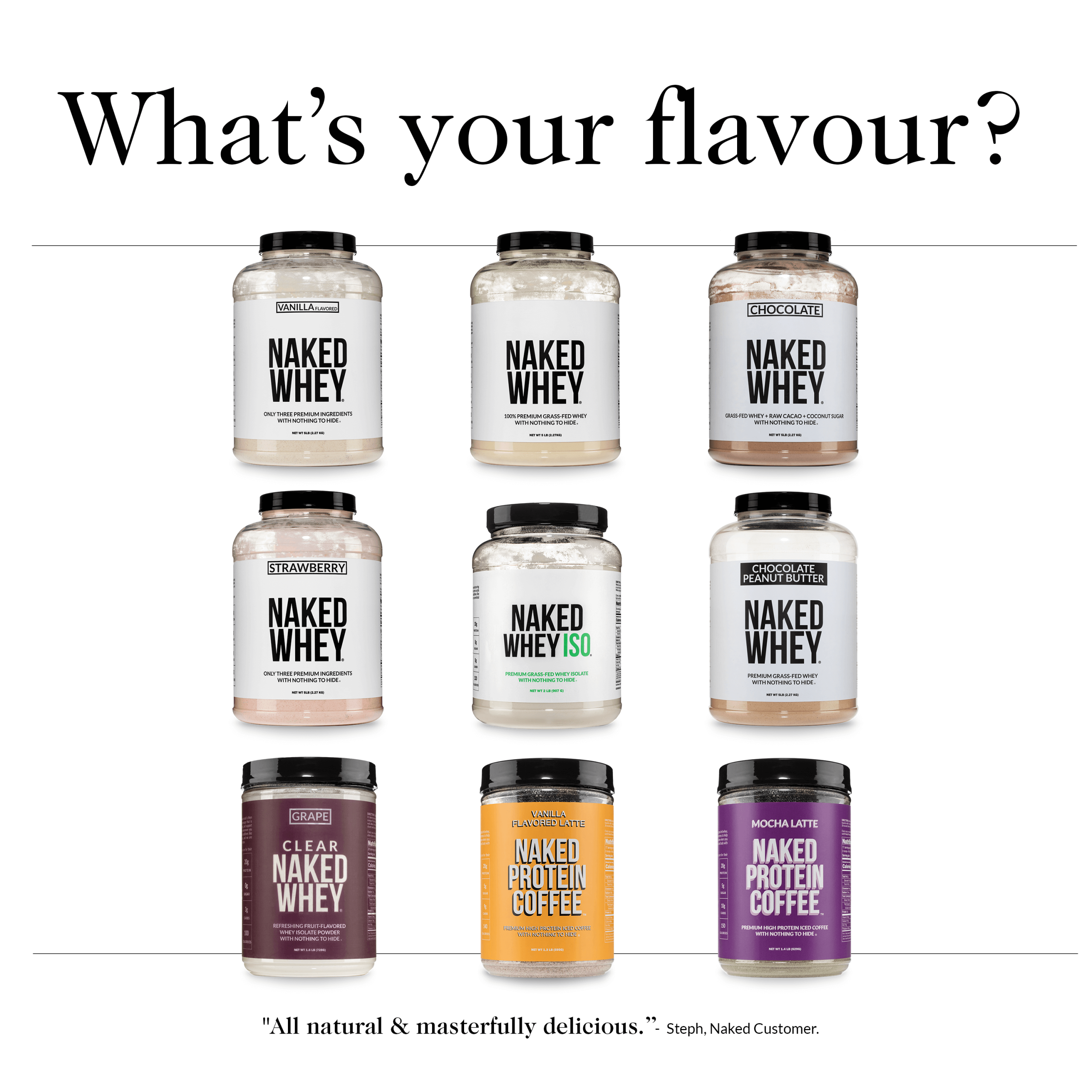 Grass Fed Whey Protein Powder - Unflavored